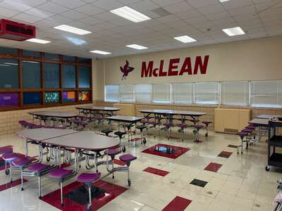 McLean Middle School Cafeteria in Fort Worth