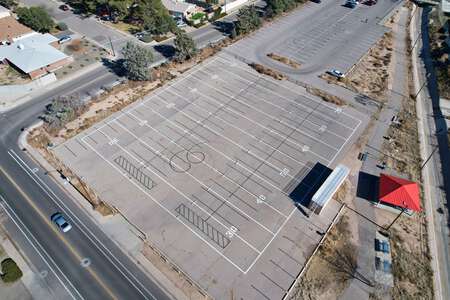 Sandia High School Outdoor Blacktop Area - Band Lot in Albuquerque