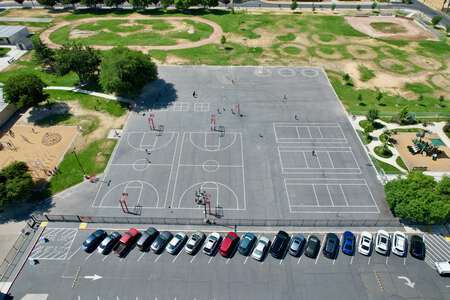 Wakefield Elementary School Outdoor Basketball Courts in Turlock