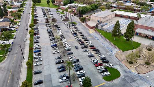 California High School Parking Lot - Large in Whittier