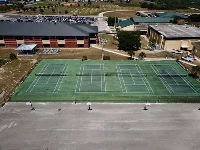 Haines City Senior High School Tennis Courts in Haines City