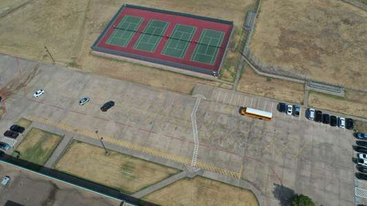 Granbury Middle School Parking Lot - Tennis Courts in Granbury 2