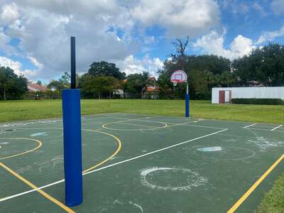 Coral Park Elementary School Outdoor Basketball Courts in Coral Springs