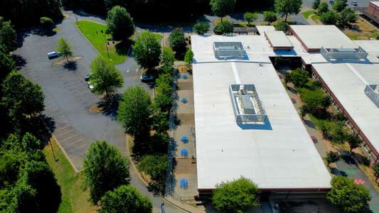 J.V. Washam Elementary School Courtyard in Cornelius 2