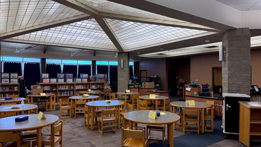 Saddleback Elementary School Library in Maricopa