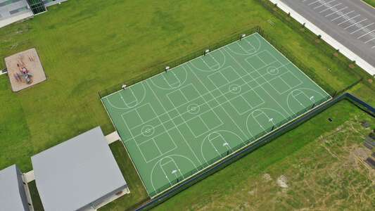 Kirkland Ranch K-8 School Outdoor Basketball Courts in Wesley Chapel