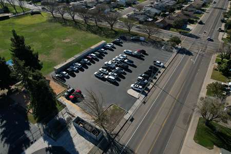 Erma B. Reese Elementary School Parking Lot in Lodi
