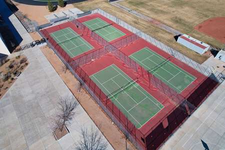 Volcano Vista High School Tennis Courts in Albuquerque