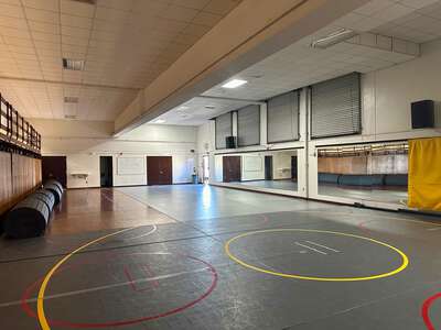 Tulare Union High School Wrestling Room in Tulare