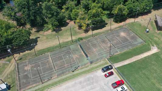 Mid-Del Schools Learning and Services Center Tennis Courts in Del City 2