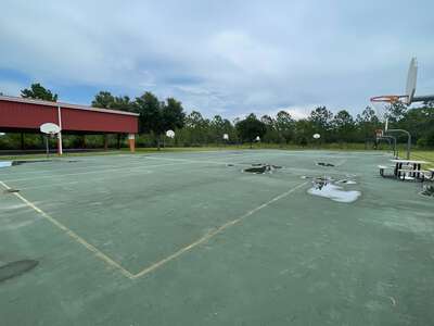 New River Elementary School Outdoor Basketball Courts in Wesley Chapel