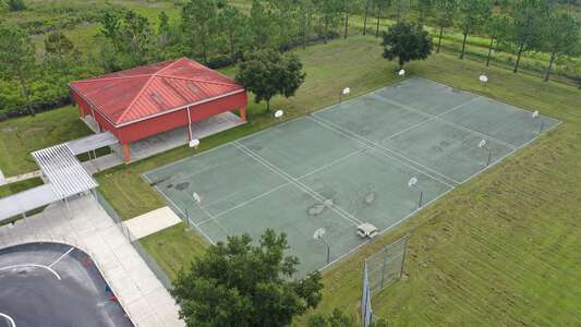 New River Elementary School Outdoor Basketball Courts in Wesley Chapel