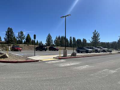 Alder Creek Middle School Parking Lot - Front in Truckee