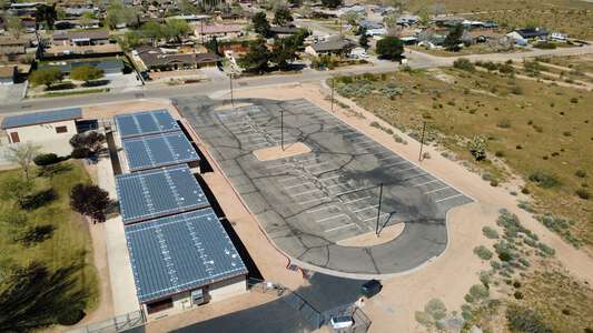 Apple Valley Adult School Parking Lot in Apple Valley 2