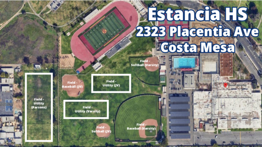 Estancia High School (9-12) Field - Baseball (Varsity) in Costa Mesa