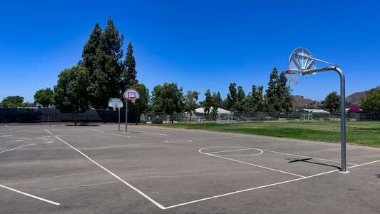 Bostonia Global Elementary School Outdoor Basketball Courts in El Cajon
