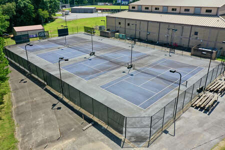 Gilmer High School Tennis Courts in Ellijay