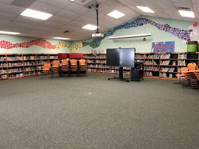 Gattis Elementary School Library in Round Rock