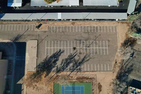 Washington Middle School Parking Lot in Albuquerque 2