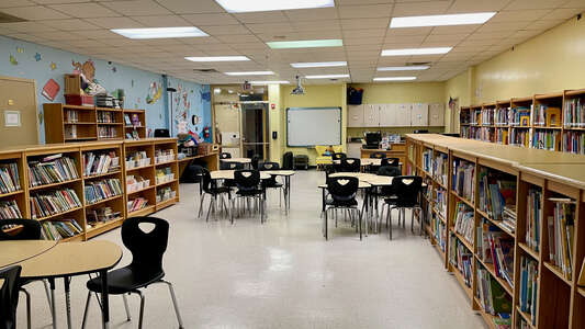 Harvard Elementary Library in Houston