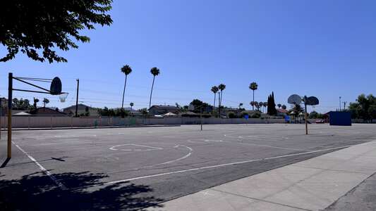 Prospect Elementary School Outdoor Basketball Courts in Orange