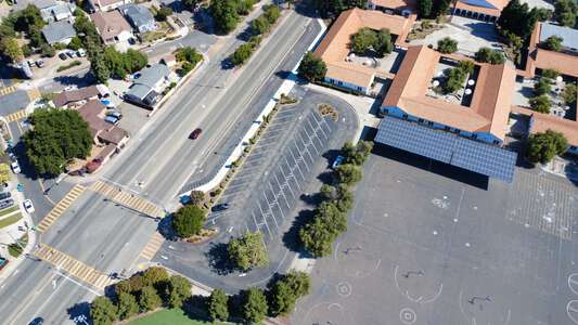 Guy Emanuele Elementary School Parking Lot - Side in Union City