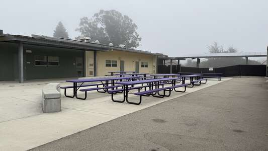 New Brighton Middle School Outdoor Area in Capitola