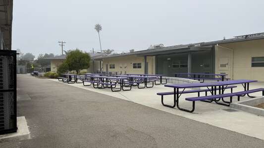 New Brighton Middle School Outdoor Area in Capitola