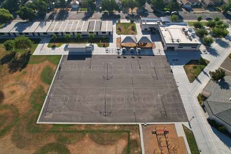 Slater Elementary School Outdoor Basketball Courts in Fresno