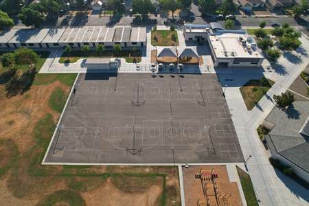 Slater Elementary School Outdoor Basketball Courts in Fresno