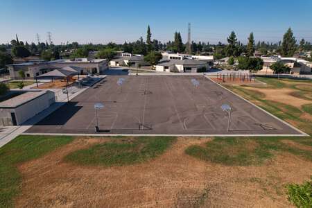 Slater Elementary School Outdoor Basketball Courts in Fresno