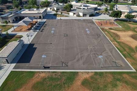 Slater Elementary School Outdoor Basketball Courts in Fresno