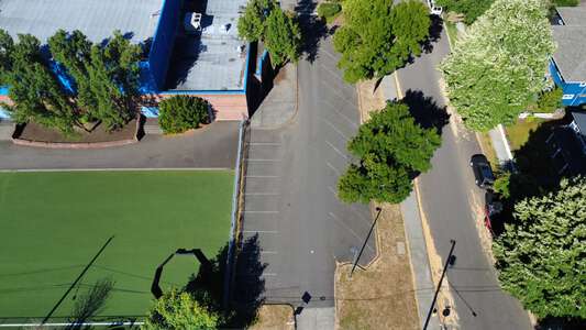 Willamette Primary School Parking Lot - Side in West Linn