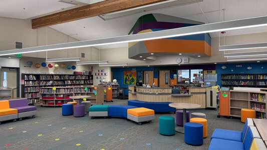Franklin Elementary School Library in Elk Grove