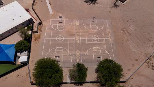 H.D. Hilley Elementary School Outdoor Basketball Courts in Socorro 2
