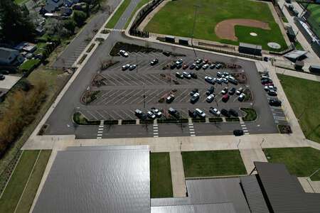 Hamlin Middle School Parking Lot 1 in Springfield