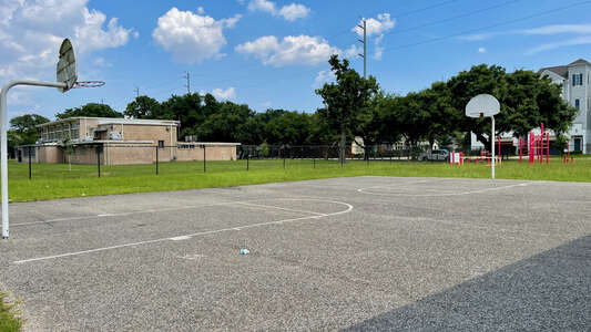 Love Elementary Outdoor Basketball Courts in Houston