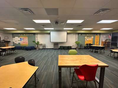 Lewis and Clark Elementary School Learning Commons in Liberty