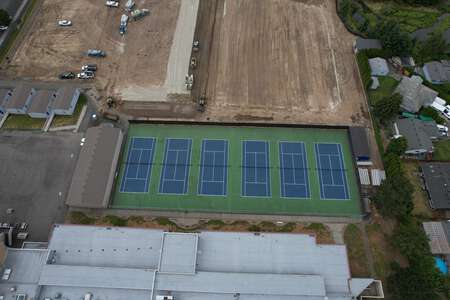 Aloha High School Tennis Courts in Beaverton