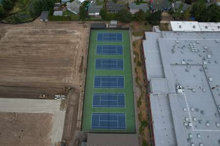 Aloha High School Tennis Courts in Beaverton