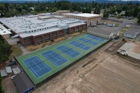 Aloha High School Tennis Courts in Beaverton
