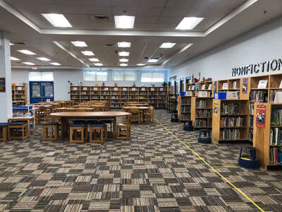 Gibbs Elementary School Library in Corryton