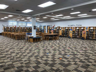 Gibbs Elementary School Library in Corryton
