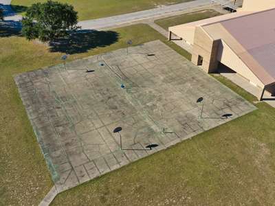 Tavares Middle Outdoor Basketball Courts in Tavares