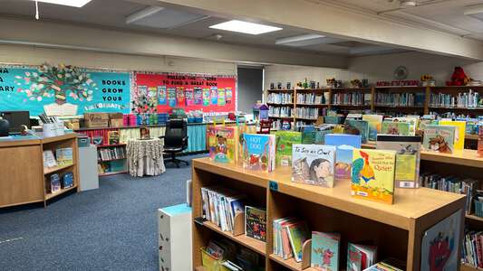 Marina Vista Elementary Library in Marina