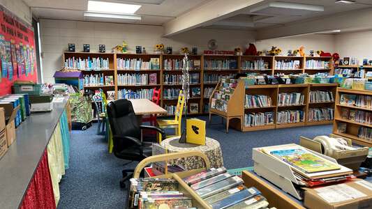 Marina Vista Elementary Library in Marina
