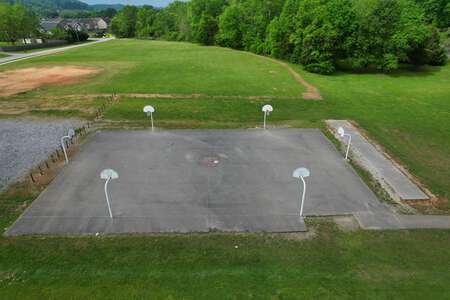 Karns Middle School Outdoor Basketball Courts in Knoxville