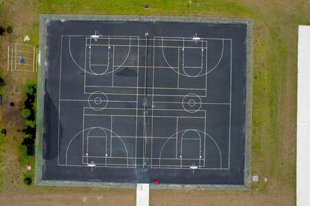 Harns Marsh Middle School Blacktop / Basketball Courts in Lehigh Acres
