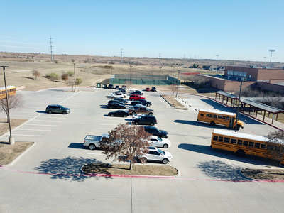 Chisholm Trail Middle School Parking Lot 1 in Rhome