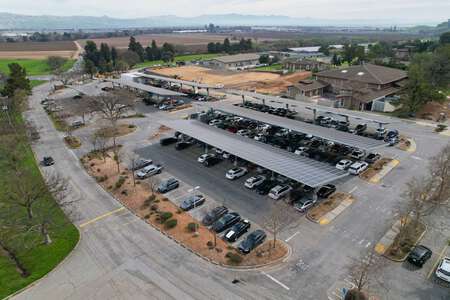 Gavilan College Parking Lot A in Gilroy